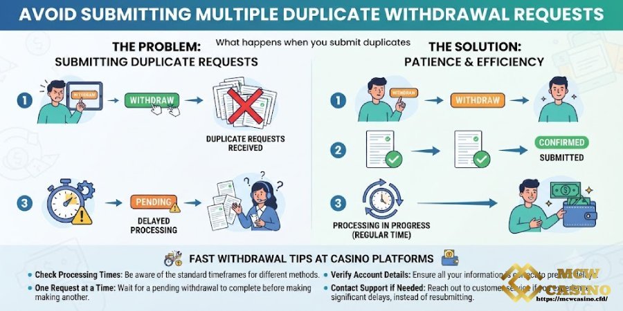 Avoid Submitting Multiple Duplicate Withdrawal Requests