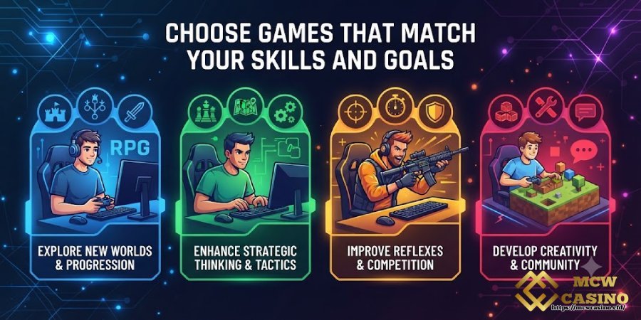 Choose Games That Match Your Skills and Goals Choose Games That Match Your Skills and Goals