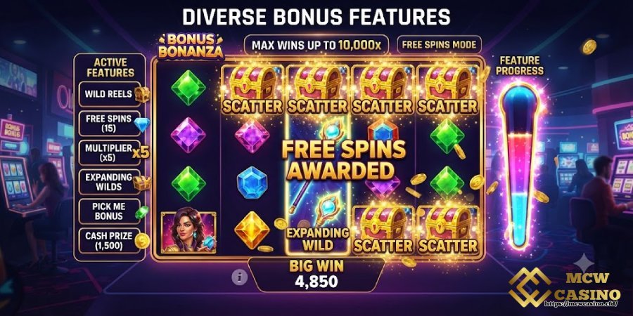 Diverse and Rich Bonus Features