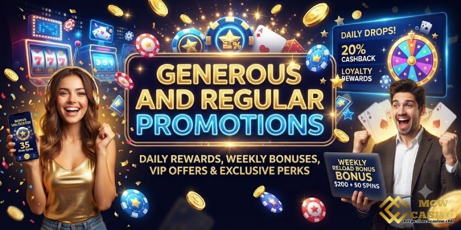 Generous and Regular Promotions Generous and Regular Promotions