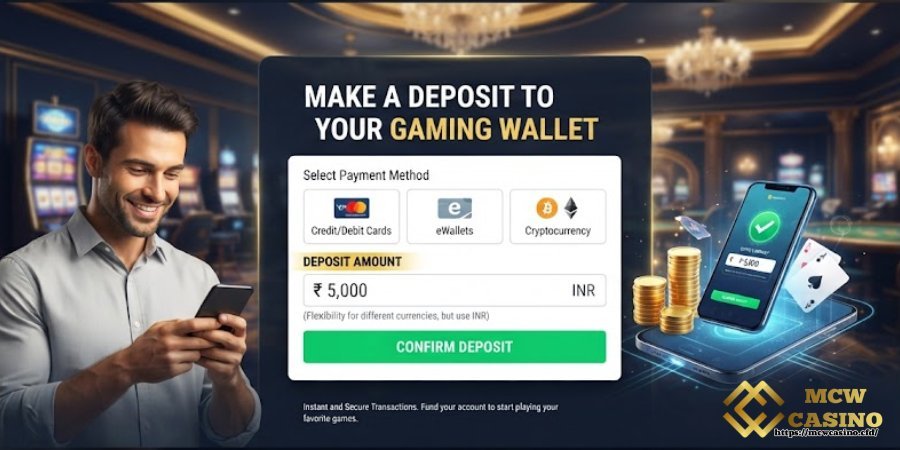 Make a Deposit to Your Gaming Wallet Make a Deposit to Your Gaming Wallet
