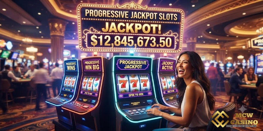MCW CASINO Progressive Jackpot Slots