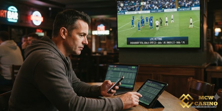 Over/Under (Total Goals) Betting at MCW CASINO