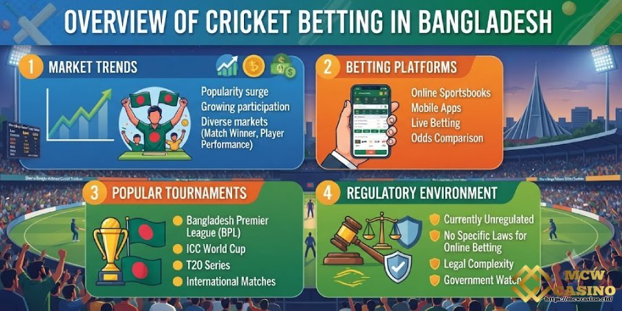 Overview of Cricket Betting in Bangladesh