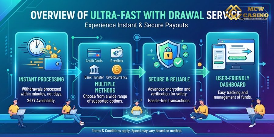 Overview of MCW CASINO Ultra-Fast Withdrawal Service