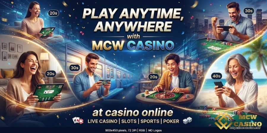 Play Anytime, Anywhere with MCW CASINO Play Anytime, Anywhere with MCW CASINO