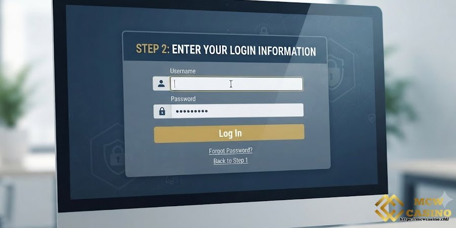 Step 2: Enter Your Login Information
