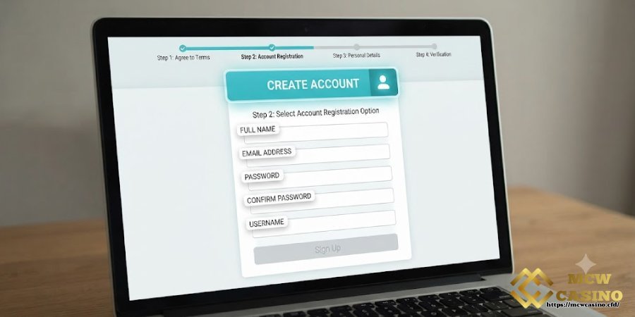Step 2: Select the Account Registration Option