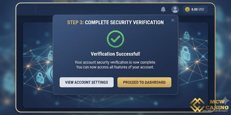 Step 3: Complete Security Verification
