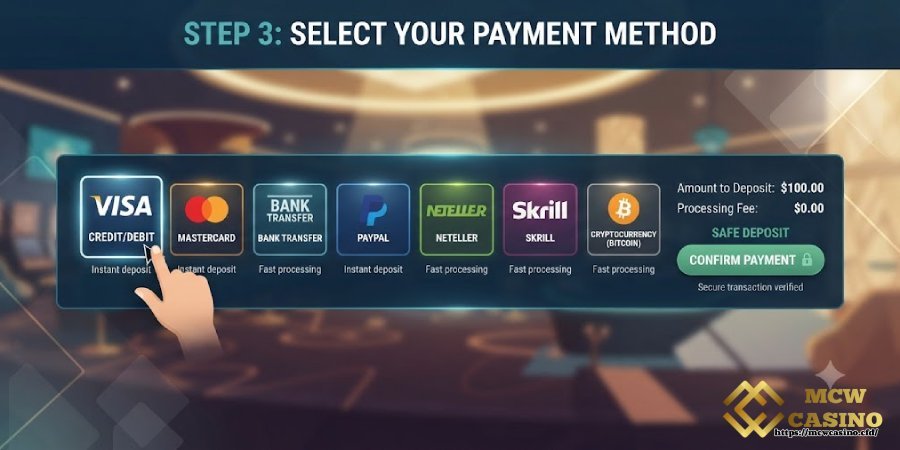 Step 3: Select Your Payment Method