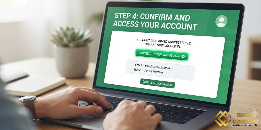 Step 4: Confirm and Access Your Account