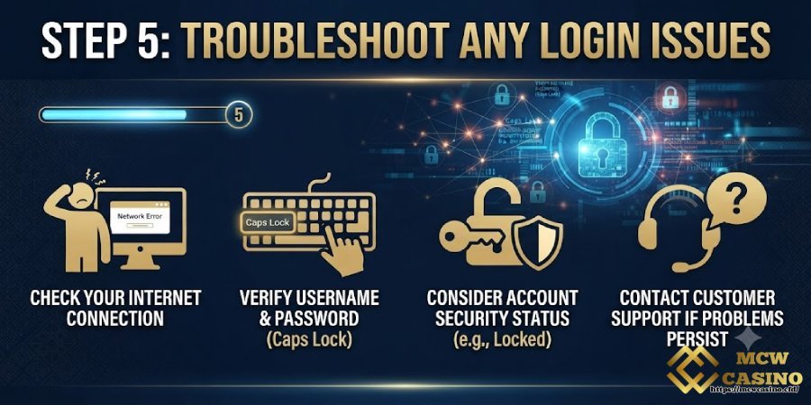 Step 5: Troubleshoot Any Login Issues