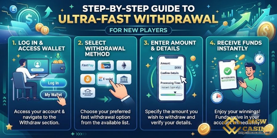 Step-by-Step Guide to Ultra-Fast Withdrawal at MCW CASINO for New Players