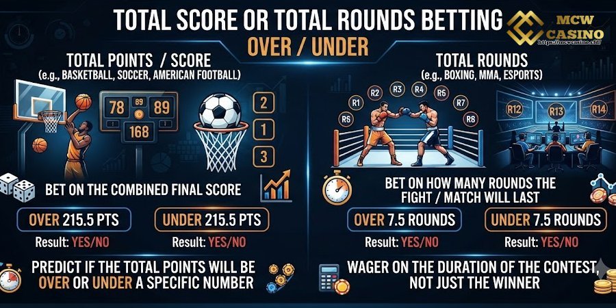 Total Score or Total Rounds Betting