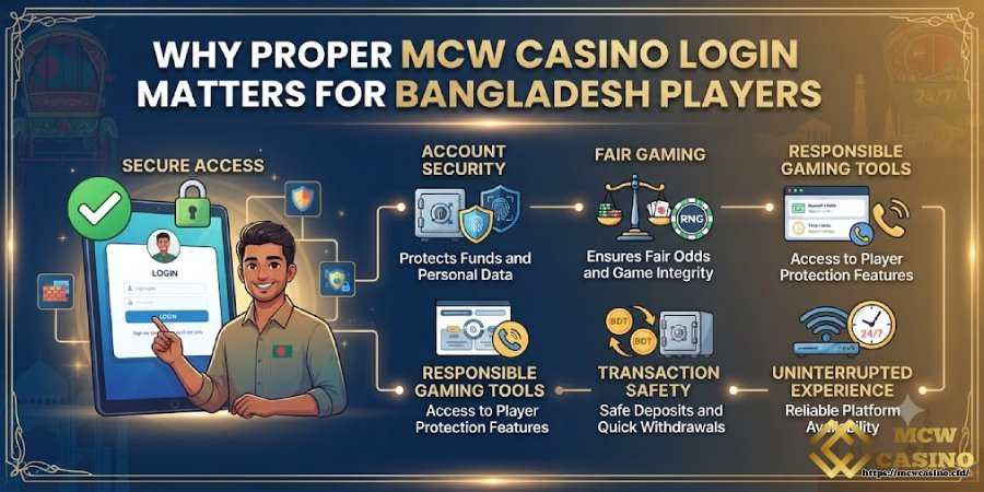 Why Proper MCW CASINO Login Matters for Bangladesh Players