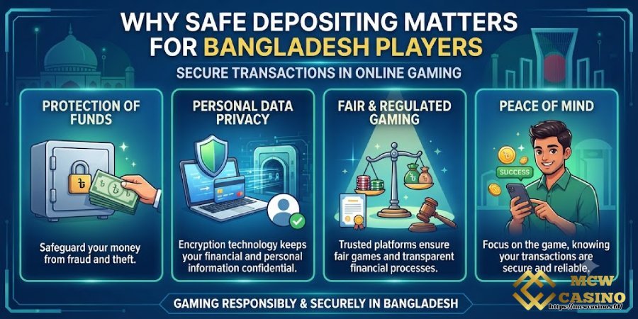 Why Safe Depositing at MCW CASINO Matters for Bangladesh Players